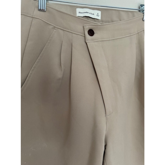 Women's Abercrombie & Fitch Beige Pants Size S - Picture 8 of 13